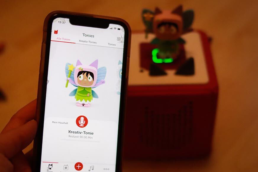 enregistrement personnalisé toniebox