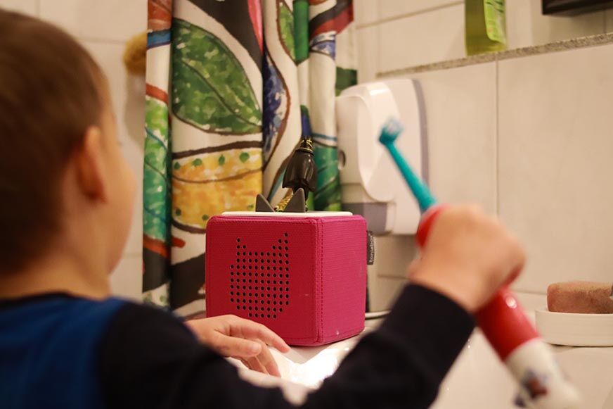 toniebox salle de bain