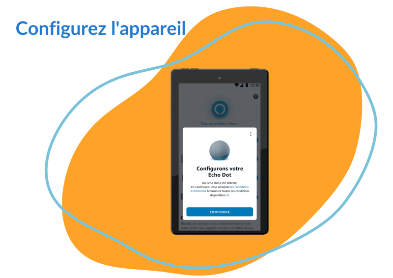 Alexa configuration appareil