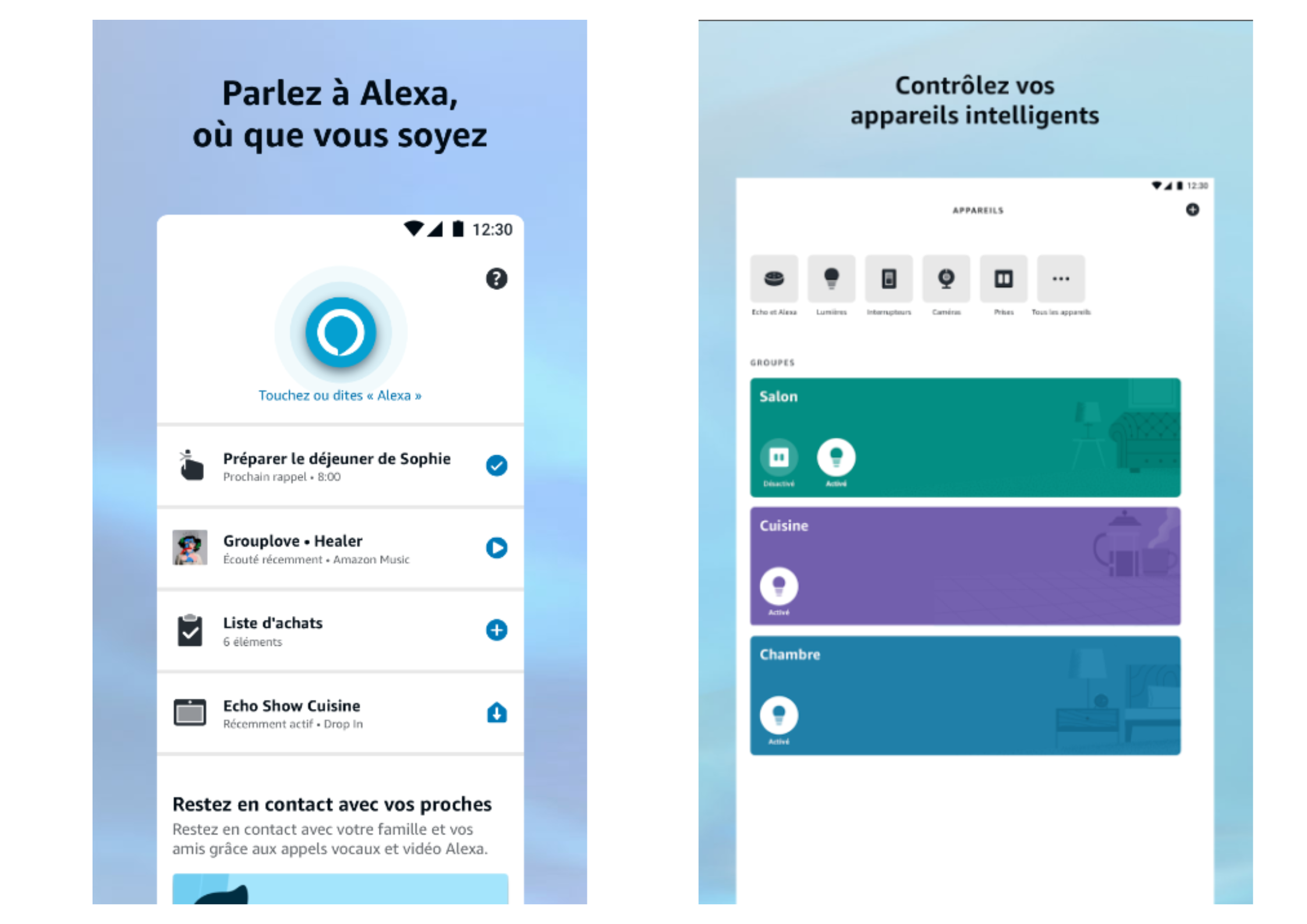 Alexa fonctionnalites