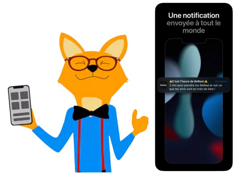 application bereal notification
