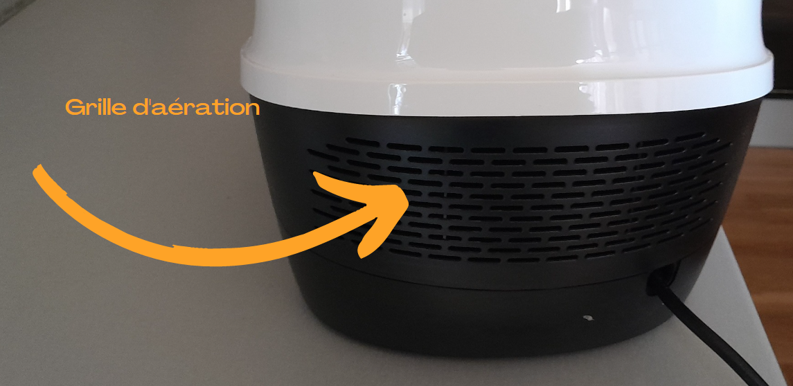 grille d'aération support cookit