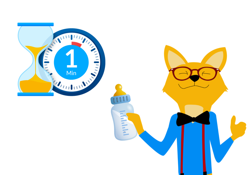 gain de temps chauffe biberon