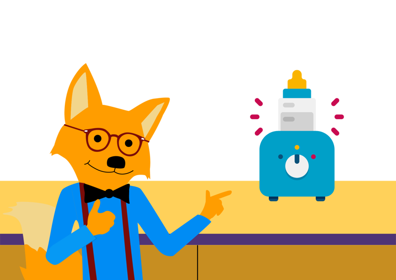 praticite chauffe biberon