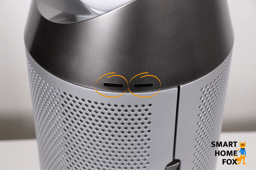 Capteurs de qualité d'air du Dyson Pure Hot+Cool HP04