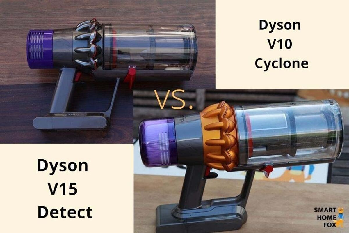 Dyson V15 vs Dyson V10 : comparatif 2024