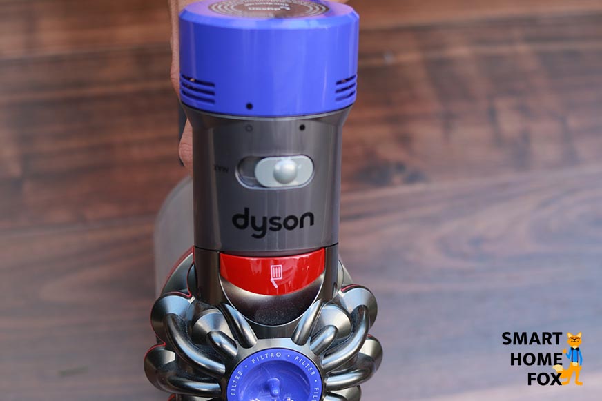 Niveaux d'aspiration du Dyson V8