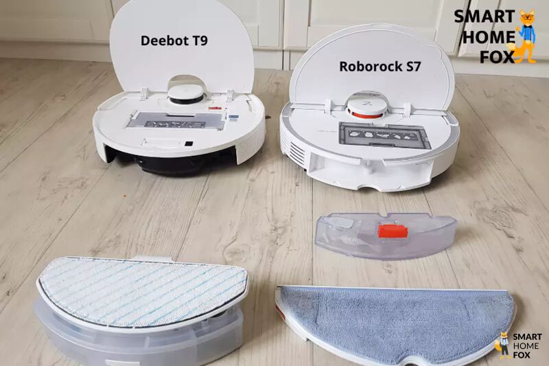 comparatif ecovacs deebot t9 vs roborock s7