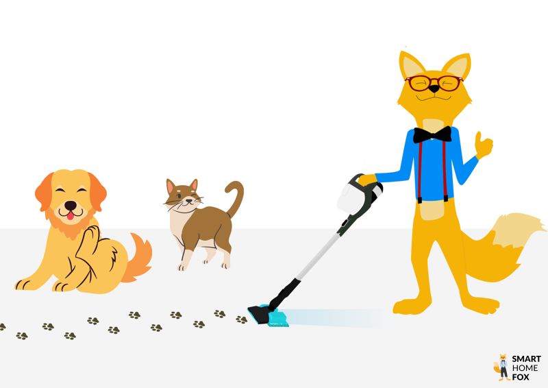 aspirateur balai serpilliere animaux