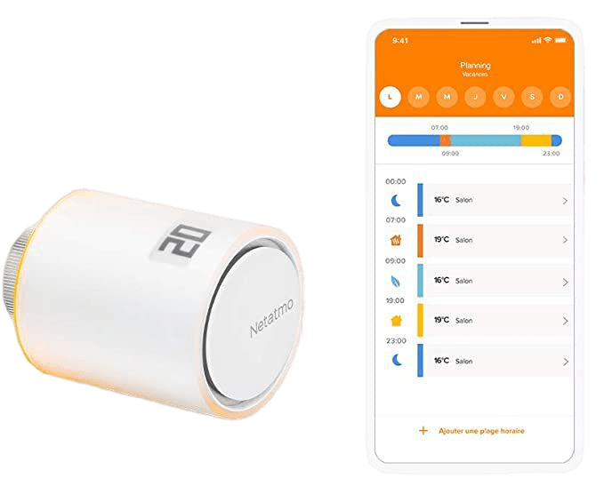 tete thermostatique connectee netatmo