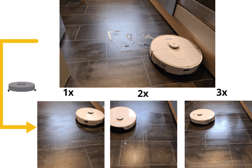 Fonction d'essuyage du Roborock S8 pro Ultra