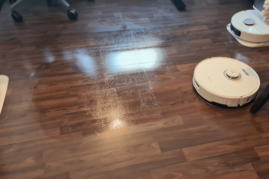 Test d'essuyage du Roborock S8 Pro Ultra