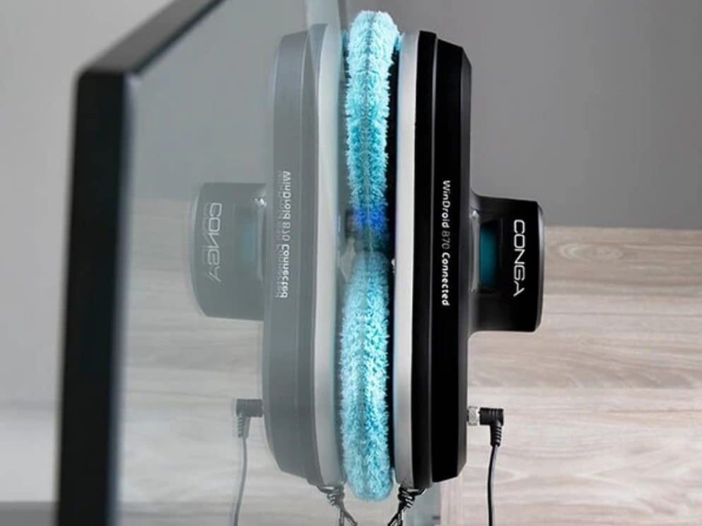 Robot Stofzuiger Nat Mop Amibot Glass XLine AGX50 - Robots Lavadoras De Cristal Herbruikbare Glazen Doek