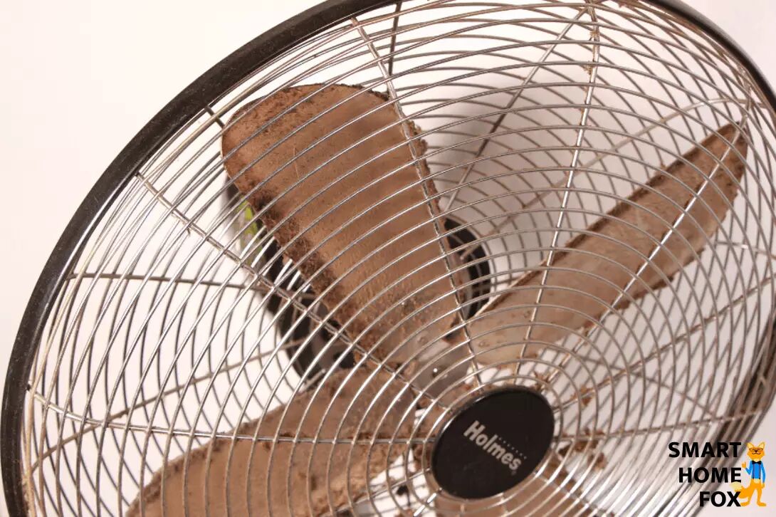 poussiere vieux ventilateur